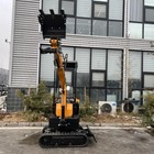Free Shipping New Mini Excavator   Hydraulic Thumb  Briggs   Stratton Engin