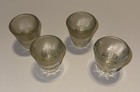Vintage Lot Of 4 Shot Glasses -brilliant Glass 2 25    Tall 1 Oz -   3