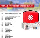 First Aid Kit 300pcs Car Home Camping Essentials Red 1st Red-300pcs