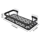 Punch-free Bathroom Shelf Wall Mounted Luxury Storage Rack Kitchen Organizer