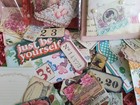 Pink Mystery Treasure Box Craft Scoop Junk Journal Supplies Mixed Media Collage