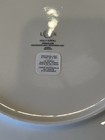 Lenox Holly Scroll Porcelain Dinner Plates Set Of 4 Round Christmas White Red