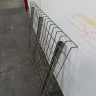 36  X 46  Wide Welded 3 Channel Double Waterfall Pallet Rack Wire Decking Sale 