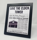 Back To The Future - Save The Clock Tower Flyer Photo Reproduction Prop 8x10 -b2