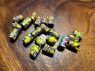 5 Antique Venetian Millefiori Beads  Handmade African Trade Glass