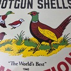Vintage Western Ammo Firearms Sign - Pheasant Hunting Porcelain Gas Pump Sign