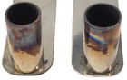 Nhx Rc Stainless Steel Muffler Exhaust Pipe 2pcs 1 10 Scale Accessory