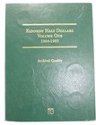 Complete Kennedy Half Set 1964-2020 Three Folders 104 Coins 7 Silver  no Proof 
