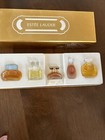 Vintage Estee Lauder Small Wonders Crystal Miniature Perfume  set - Nib
