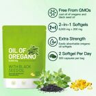 Oil Of Oregano Softgels  6000mg Oregano Oil With 200mg Black Seed Oil Capsules