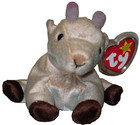Ty Beanie Baby - Goatee The Goat  8 Inch  Mint With Mint Tags Stuffed Animal Toy