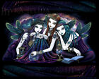 Star Fairy Sisters Celestial Nebula Angel Signed Myka Jelina Print Seraphina 