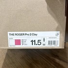 On The Roger Pro 2 Clay Tennis Shoes White pink black Men   s Us 11 5 Medium