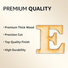2-inch Decorative Wooden Letter E - Alphabet Letters For Diy Wall Signs  Table