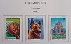 Luxembourg  - 1983 - 84 - Lot Of Stamps  On Album Page - Used    Mh