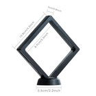 Windawnke 4 Pcs 3d Floating Display Case  4 3 X X 0 8 11cm  Black white