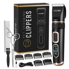 Professional Dog Clippers - Heavy Duty 3-speed Grooming Tool  Low Noise  Cordles