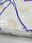 Carters Vintage Fitted Crib Sheet Cotton Knit Lamb Kitty Bear Yellow Nos