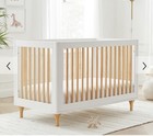 Babyletto Lolly  3-in-1 Convertible Crib White Natural-m9001wn