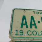 1973 Colorado Truck License Plate Plates Pair   Set Aa-903 70s