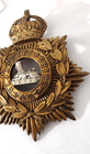 Ww1 Gloucestershire Regiment Helmet Badge Kc 1902-1914 Bi-metal 130 Mm Antique