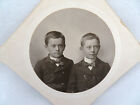 Antique Victorian Young Boys Portrait Photograph Cabinet Card