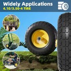 4 10 3 50-4 Tire And Dolly Wheel Flat Free Solid Rubber Hand Truck Wheels 10 In