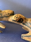 Vtg Native Australian Aboriginal Hand-carved Mulga Wood Rare Pokerwork Design