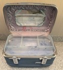 Vintage American Tourister Tri-taper Train Case Carry-on Make-up Tray Mirror