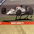 Mario Andretti Signed Card Legends Of Indy 1991 Indianapolis 500 Auto Autograph