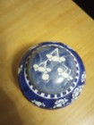Antique Vintage Chinese Blue White Porcelain Plum Blossom  Ginger Jar Vase