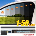 300cm Window Roll Uncut Tint Film Vlt 5 15 25 35 50  20 x10ft Car Home Office Us