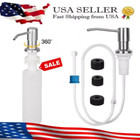 Sink Soap Dispenser 360   Stainless Steel Kitchen Hands Liquid Pump Bottle Tube
