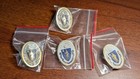 Massachusetts State Seal Oval Pinback Lapel Pin Lot Of 4 State Of Massachusetts