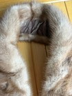 Vintage Real Fur Collar Detachable Coat Accessory Swede Lining 36  Long 4  Wide