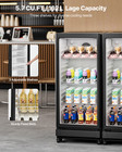 Vevor Commercial Merchandiser Refrigerator 5 7 Cu ft Glass Door Beverage