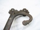 Industrial Coat Hat Horse Saddle Ball End Hook Hanger Farm Cast Iron Tool Tack