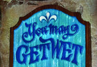 Disney World Splash Mountain You May Get Wet Brer Rabbit Queue Sign Poster