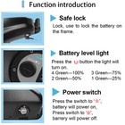 52v 60v 26ah 30ah Lithium Fuel Tank Style B-attery Pack For 1500w 2000w Motor