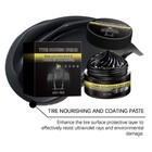 3x Tyre Nourish Cream  Tire Nourish Wax Cream  Maintain Luster For Cars 50g