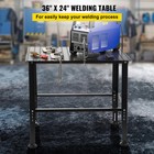 Vevor Welding Table 36 x24  800lbs Welding  Table With Multiple Fixture Holes