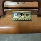 Vintage Samsonite Brown Vinyl Locking Suitcase Style 4632 Usa Luggage Travel