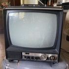 Vintage General Electric Instaview Television Black white Tested Powers On 