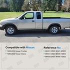 2pcs Gray Sun Visor For 1998-2004 Nissan Frontier Xterra 964017z823 964007z823