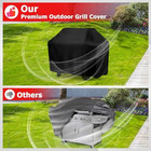 Bbq Gas Grill Cover Barbecue Waterproof Outdoor Heavy Duty Uv Protection 58 Inch