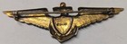 Pre War Solid Anchor Us Navy   Usmc Sterling Pilot Wing  - No Berries - Pb