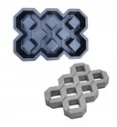 Concrete Structural Brick Mold Path Paver Landscape Stone Bricks With Gaps Mould