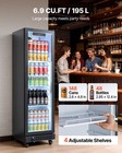 Vevor Commercial Merchandiser Refrigerator 6 9 Cu ft Upright Beverage Cooler