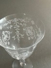 Vtg Fostoria Navarre Clear 7 5 8  Etched Crystal Water Glass 10 Oz
