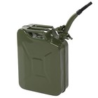 Portable 5 Gallons Petrol Can 20l Liter Steel Fuel Oil Gas Tank Gasoline Storage